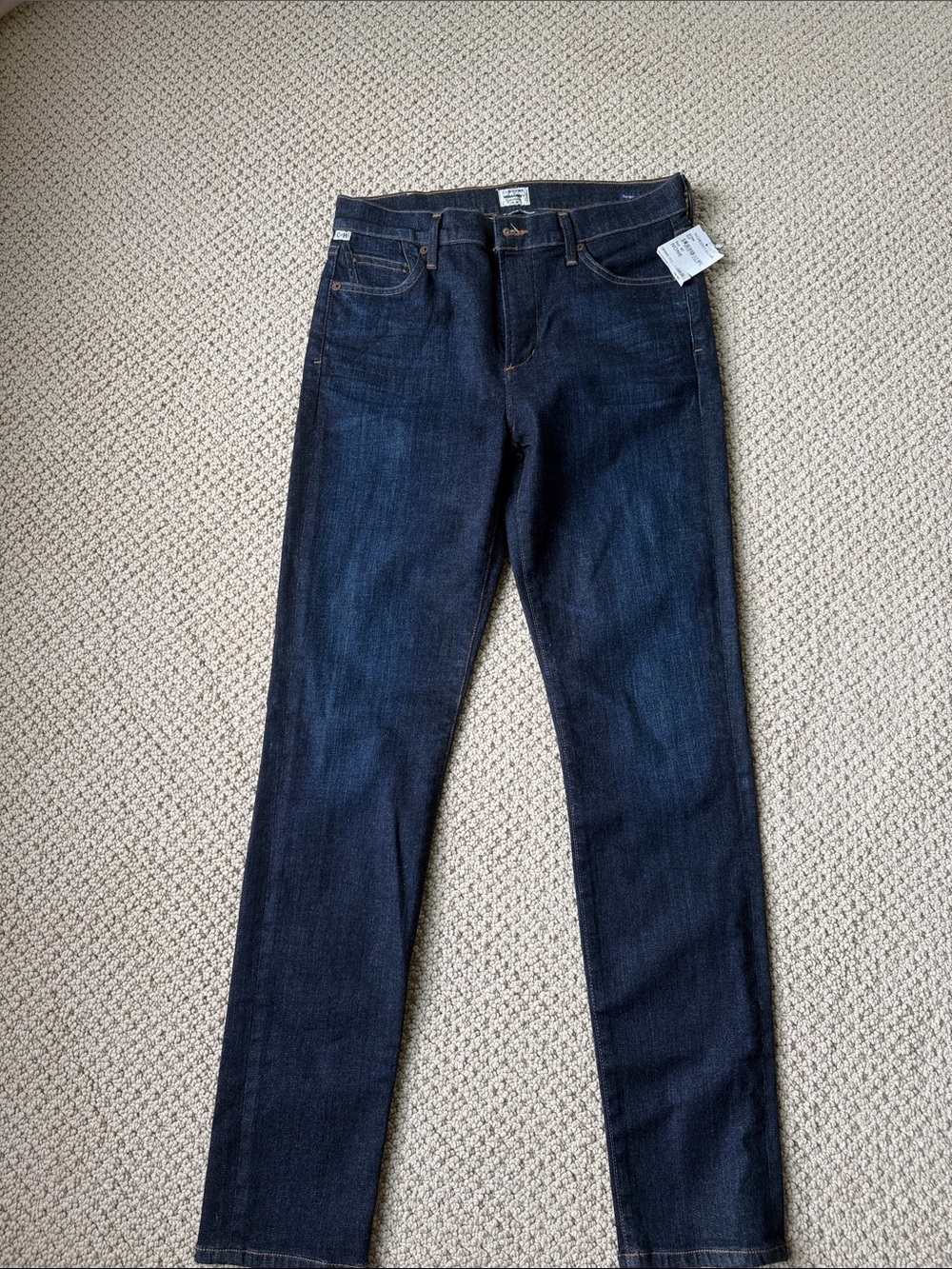 Citizens Of Humanity Slim Straight Rocket Jeans in Dark Indigo